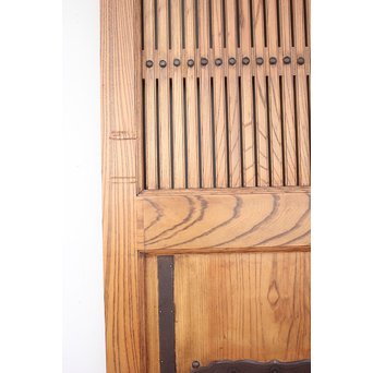 総欅大金具格子蔵戸　W975Y 