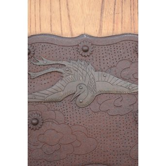 総欅大金具格子蔵戸　W975Y 