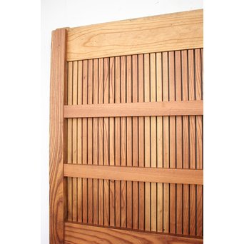 総欅大金具格子蔵戸　W975Y 