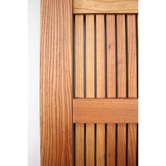 総欅大金具格子蔵戸　W975Y 
