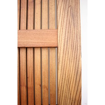 総欅大金具格子蔵戸　W975Y 