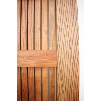 総欅大金具格子蔵戸　W975Y 