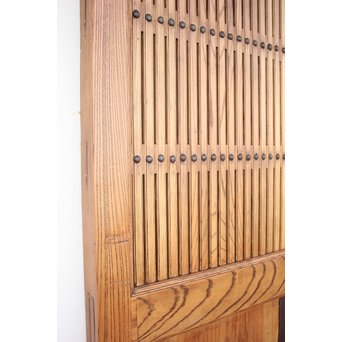 総欅大金具格子蔵戸　W975Y 