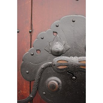 巾着金具 格子蔵戸　W976 