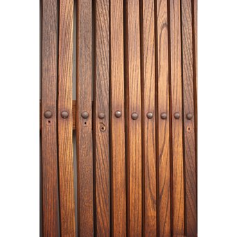 総欅格子蔵戸　W977 