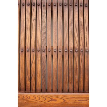 総欅格子蔵戸　W977 