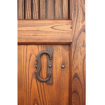 総欅格子蔵戸　W977 