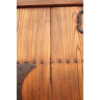 総欅格子蔵戸　W977 