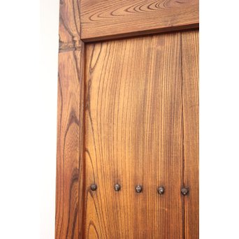 総欅格子蔵戸　W977 