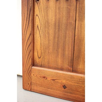 総欅格子蔵戸　W977 