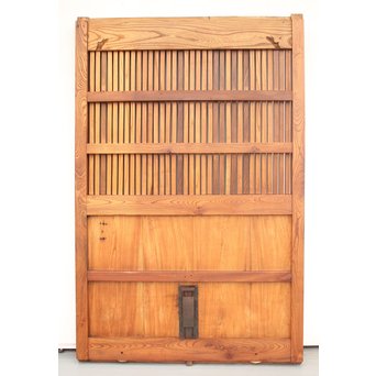 総欅格子蔵戸　W977 