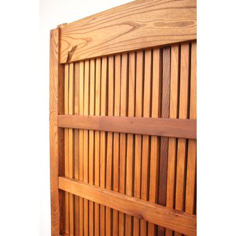 総欅格子蔵戸　W977 