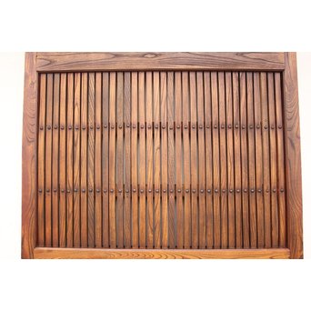 総欅格子蔵戸　W977 