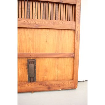 総欅格子蔵戸　W977 