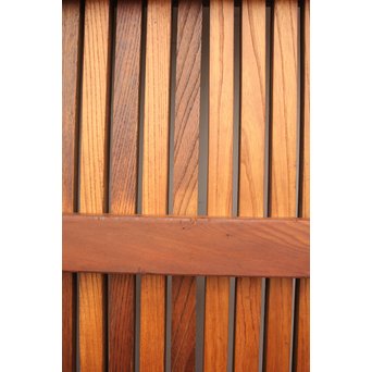 総欅格子蔵戸　W977 