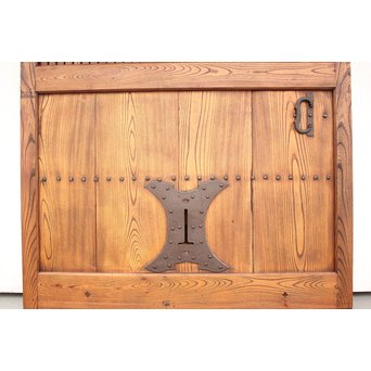 総欅格子蔵戸　W977 