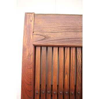 総欅格子蔵戸　W977 