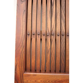 総欅格子蔵戸　W977 