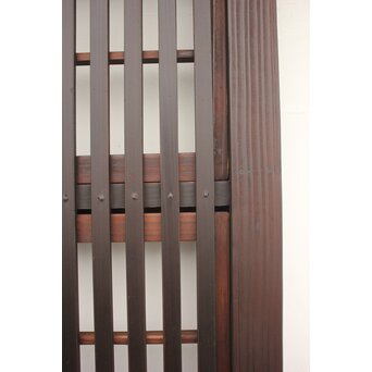 障子枠付 黒格子戸　L1003 