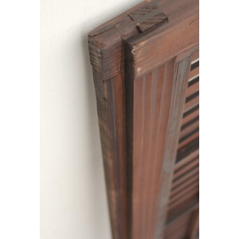 障子枠付 黒格子戸　L1003 