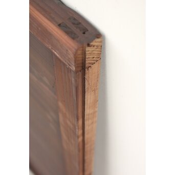 障子枠付 黒格子戸　L1003 