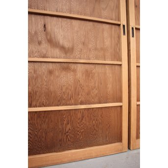 秋田杉/屋久杉系 一枚板雪隠戸 2枚1組　GD1251YD 