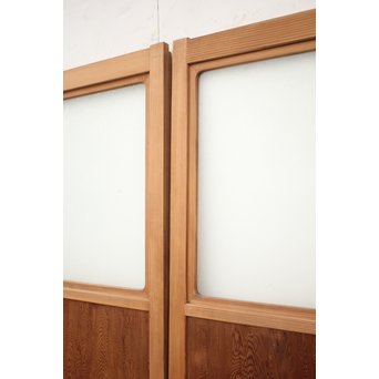 秋田杉/屋久杉系 一枚板雪隠戸 2枚1組　GD1251YD 