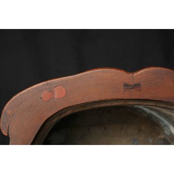 瓢箪漢詩彫 [知足以自誡] 火鉢　X157 