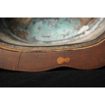 瓢箪漢詩彫 [知足以自誡] 火鉢　X157 