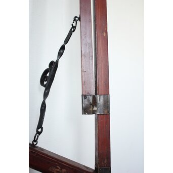 角材の自在鉤 赤　X159 