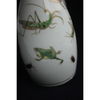 大日本邦山製 昆虫徳利一対　P156 