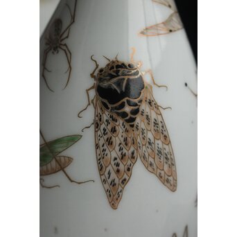 大日本邦山製 昆虫徳利一対　P156 