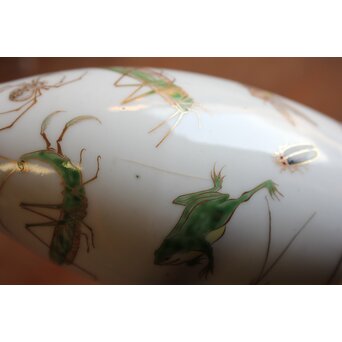 大日本邦山製 昆虫徳利一対　P156 