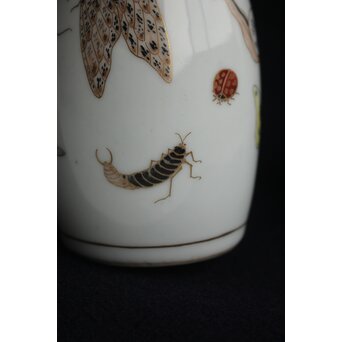 大日本邦山製 昆虫徳利一対　P156 