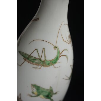 大日本邦山製 昆虫徳利一対　P156 