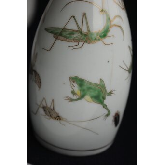 大日本邦山製 昆虫徳利一対　P156 