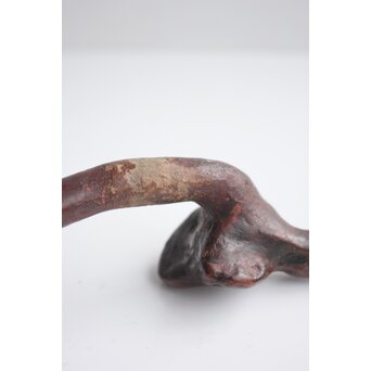 霊芝 木彫如意　X162 