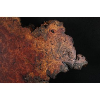 花梨 瘤玉杢 一枚板 花台/敷台　X163 