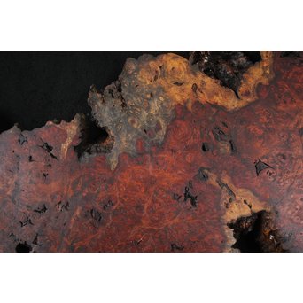 花梨 瘤玉杢 一枚板 花台/敷台　X163 