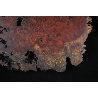 花梨 瘤玉杢 一枚板 花台/敷台　X163 