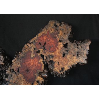 花梨 瘤玉杢 一枚板 花台/敷台　X163 