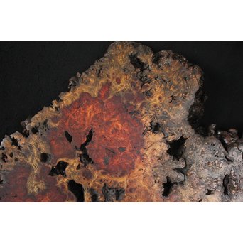 花梨 瘤玉杢 一枚板 花台/敷台　X163 