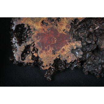 花梨 瘤玉杢 一枚板 花台/敷台　X163 