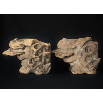 象の木鼻 2個1組　X164 