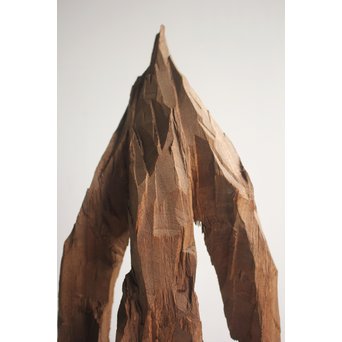 田中坦三 木端彫刻　X165 