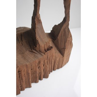 田中坦三 木端彫刻　X165 