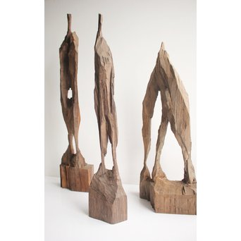 田中坦三 木端彫刻　X165 