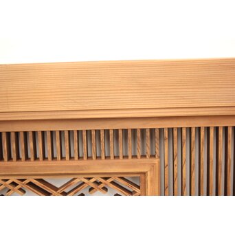 筬と組子欄間 2枚1組　R2492 