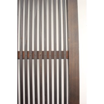 黒い一貫格子戸 4枚1組　L1006 