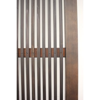 黒い一貫格子戸 4枚1組　L1006 